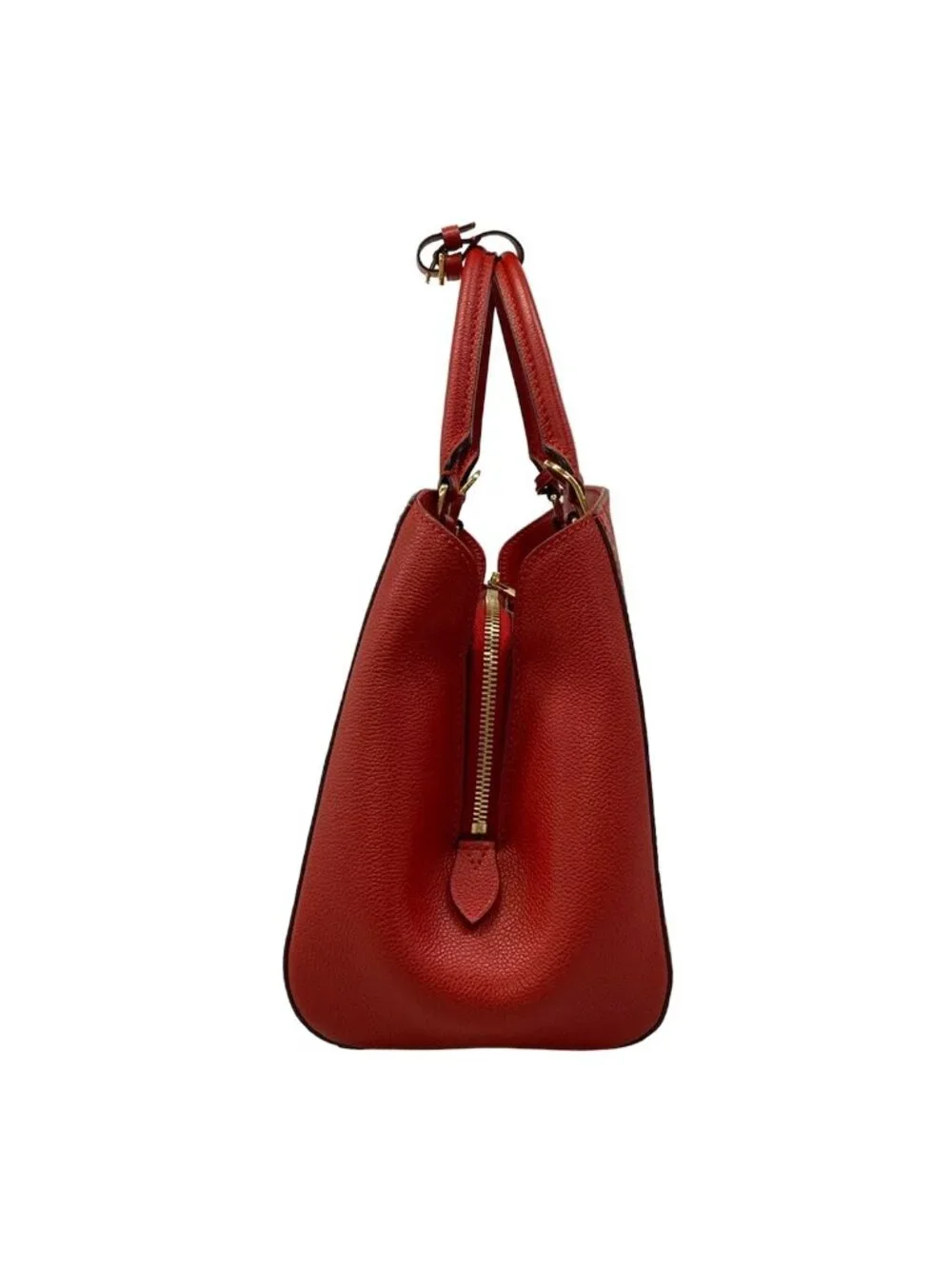 Louis Vuitton Handbag Monogram Empreinte Montaigne MM Cerise Leather